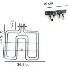 İnox Rezistans Lanova Ankastre Fırın Rezistansı 230 Volt 3000 Watt