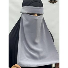 ALDAIYR Tesettür Medine Ipeği Gözlü Peçe Nikab