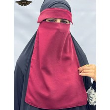 ALDAIYR Tesettür Medine Ipeği Gözlü Peçe Nikab