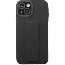ALK Apple Iphone 14 Plus Kılıf Mega Standlı Silikon - Siyah