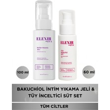 Elexir Eva Intim Bakım Jeli & Tüy Inceltici Süt Seti – Hassas Bölge Bakımı ve Tüy Görünümünü Azaltmaya Yardımcı 2’li Set