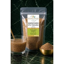 Botanica Bazaar Doğal Karnıyarık Otu Tohumu Tozu 100 gr - Yüksek Lifli Öğütülmüş - Natural Ground Psyllium Husk Powder