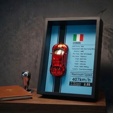 Tref 3D Çerçeveli Metal Model Araba