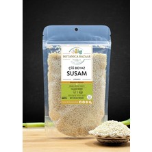 Botanica Bazaar Doğal Çiğ Beyaz Susam Elenmiş Yeni Mahsul, Sesame 100GR