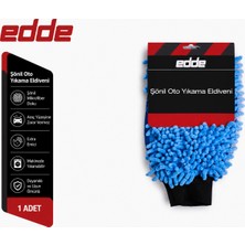 Edde Araba Araç Oto Mikrofiber Oto Yıkama Eldiveni Makarna Şönil Eldiven Oto Detailing