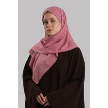 Giverny Gül Kurusu Düz Klasik Eşarp Italyan Dikişli Relax Kumaş Sade 202209_18