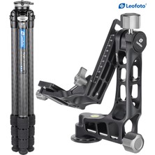 Leofoto LS-324CEX+PG-1 Gimbal Başlıklı Karbon Fiber Tripod Kit