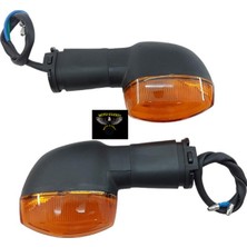 Moto Ulusoy Yamah MT25 - Yzf R25 - MT07 - MT09 Uyumlu Sinyal Takımı Sarı Camlı