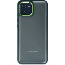 Uravas Store Newface Samsung Galaxy A03 Kılıf Dora Kapak - Haki Yeşil