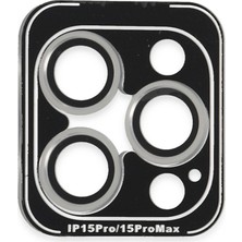 ALK Joko Apple Iphone 15 Pro Max Pvd Metal Kamera Lens - Gümüş