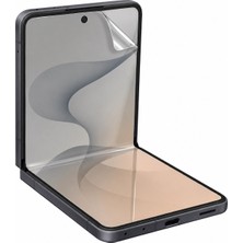 Rova Samsung Galaxy Z Flip 8 Uyumlu Ön Body Şeffaf Ultra Koruyucu Nano Jelatin
