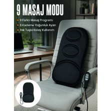Armüz Motorlu Isıtmalı Masaj Minderi Masaj Modlu Ev, Ofis ve Araç Koltuk Pedi