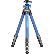 Leofoto LP-284C+LH-30 Korozyona Dayanıklı Karbon Fiber Tripod Kit Mavi