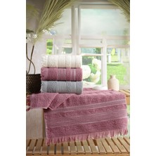 Seraser Home Tekstil Sandy | 3'lü 50X90 cm El&yüz Havlu Seti