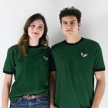 Daçka Dükkan Yuvaya Doğru Kırlangıç, Unisex Tişört,yeşil