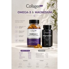 Collagen Forte Omega-3 Premium Fish Oil 90 Softgel + Magnezyum With Vitamin B6 & Vitamin C 30 Tablet