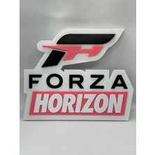 Goka 3D Craft Forza Horizon 3D Duvar Dekoru - 23 cm Premium Versiyon (1.5 cm Çift Montaj Setli)
