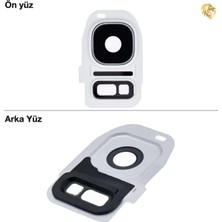 Arsking Samsung Galaxy S7 Edge Kamera Lensi Full Beyaz Kamera Lensi Sade Lens Kamera Camı Kamera Merceği