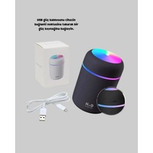 Mey Ithalat® USB Bağlantılı LED Işıklı Hava Nemlendirici – Sessiz ve Kullanıcı Dostu Tasarım