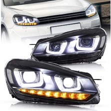Volksvagen Golf 6 2009.2010.2011 Mk6 Çift U Ön Far
