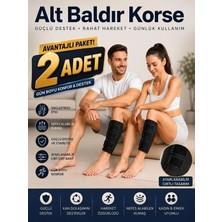 Ankaflex 2 Adet Bacak Alt Baldır Destek Bandajı Ayarlanabilir Kaval Kemiği Korsesi Sıkıştırma Baldır Sargısı