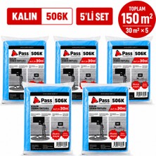 Pass 506K Kalın Koruyucu Zemin Örtüsü 4 × 7,5 Metre 5’li Set – Toplam 150 M²