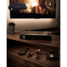 Mey Ithalat® Yüksek Performanslı Hd Uydu Alıcı Çoklu Dil Desteği USB Film Izleme Özelliği