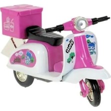 Chic Haven Çek Bırak Metal Vespa Motor cm - FY361A-D - Pembe - 1 Adet