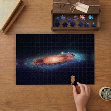 Samanyolu - Galaksiler Tasarımı 240 Parça Ahşap Puzzle Ahşap Kutuda  MP08696