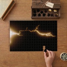 Kıvılcım - Elektrik Tasarımı 240 Parça Ahşap Puzzle Ahşap Kutuda  MP02537