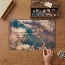Kuş Bakışı-Yeryüzü Tasarımı 240 Parça Ahşap Puzzle Ahşap Kutuda  MP04137