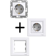 EstoreBox Schneider Electric Asfora, 230 V, Kutup Beyazı