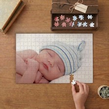 Uyuyan Güzel Bebek Tasarımı 240 Parça Ahşap Puzzle Ahşap Kutuda  MP00715