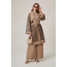 Garmi Kadın Nakışlı Takım Beige