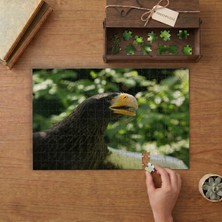 Yırtıcı Kuş Kartal  Tasarımı 240 Parça Ahşap Puzzle Ahşap Kutuda  MP06151