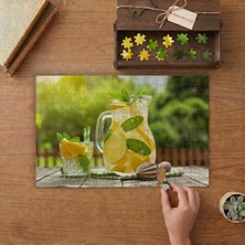 Taze Limonata Tasarımı 240 Parça Ahşap Puzzle Ahşap Kutuda  MP03790
