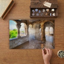 Doğuş Kilisesi - Tarihi Yapı Tasarımı 240 Parça Ahşap Puzzle Ahşap Kutuda  MP01416