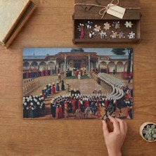 Sultan Iıı. Selim Bayram Töreni Tasarımı 240 Parça Ahşap Puzzle Ahşap Kutuda  MP01495