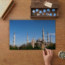 Sultanahmet Camii Istanbul  Tasarımı 240 Parça Ahşap Puzzle Ahşap Kutuda  MP08834