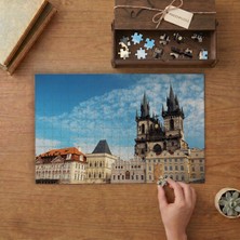 Eski Kent Meydanı - Prag Tasarımı 240 Parça Ahşap Puzzle Ahşap Kutuda  MP06045