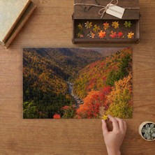 Virginia Blackwater Kanyonu Tasarımı 240 Parça Ahşap Puzzle Ahşap Kutuda  MP08134