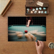Bilardo Masası - Oyun  Tasarımı 240 Parça Ahşap Puzzle Ahşap Kutuda  MP06389