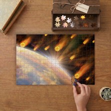 Meteor Yağmuru  Tasarımı 240 Parça Ahşap Puzzle Ahşap Kutuda  MP09272