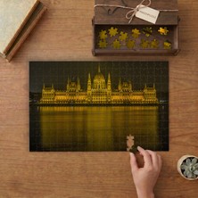 Macaristan Parlamento Binası Tasarımı 240 Parça Ahşap Puzzle Ahşap Kutuda  MP03966