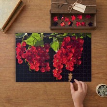 Frenk Üzümü - Orman Meyvesi Tasarımı 240 Parça Ahşap Puzzle Ahşap Kutuda  MP02010