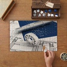 Makine Mühendisliği - Proje Tasarımı 240 Parça Ahşap Puzzle Ahşap Kutuda  MP04041