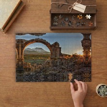 Nora Antik Kenti  Tasarımı 240 Parça Ahşap Puzzle Ahşap Kutuda  MP06341