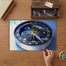 Pusula  - Yön Tasarımı 240 Parça Ahşap Puzzle Ahşap Kutuda  MP03124