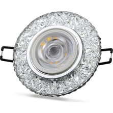 5 Adet Noas YL65 1677 Hektor LED Çerçeveli 4000K Kristal Cam Spot Kasa