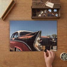 Klasik Otomobil Eski Model Araba Tasarımı 240 Parça Ahşap Puzzle Ahşap Kutuda  MP01485